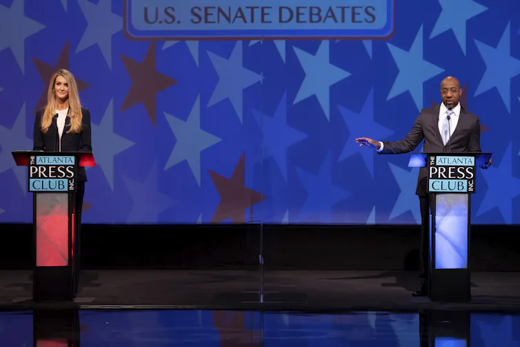 Loeffler and Warnock debate