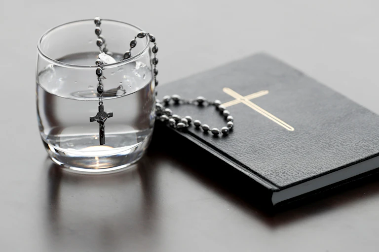 Observing Lent with fasting.