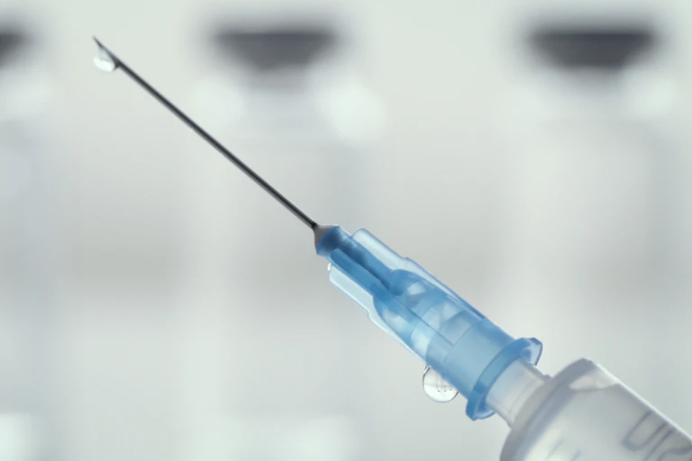 A syringe