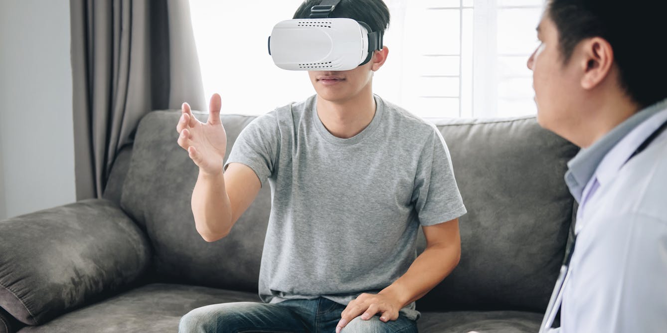 Душевное здоровье VR. Удаленный эксперт VR. VR Therapy. VR with study.