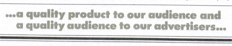 Scan of a line from the Washington Post annual report in 1972: ... a quality product to our audience and a quality audience to our advertisers ...