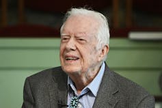 Jimmy Carter smiles
