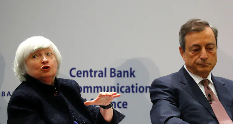 Janet Yellen and Mario Draghi