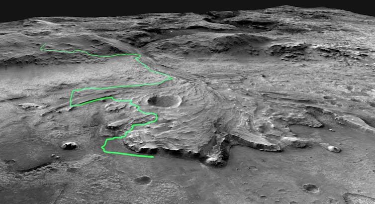 Martian crater