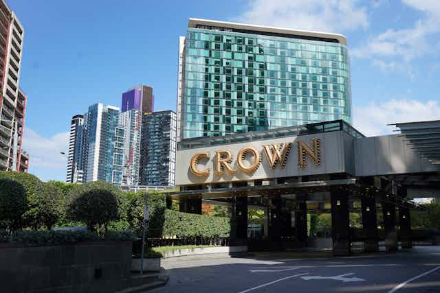 Crown Casino entrance, Melbourne.
