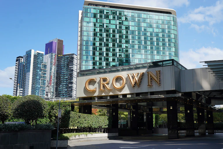 Crown Casino entrance, Melbourne.