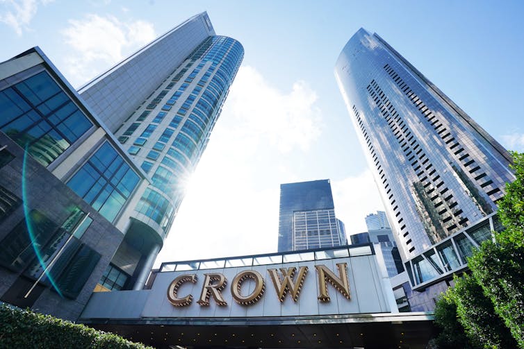 Crown Casino in Melbourne.