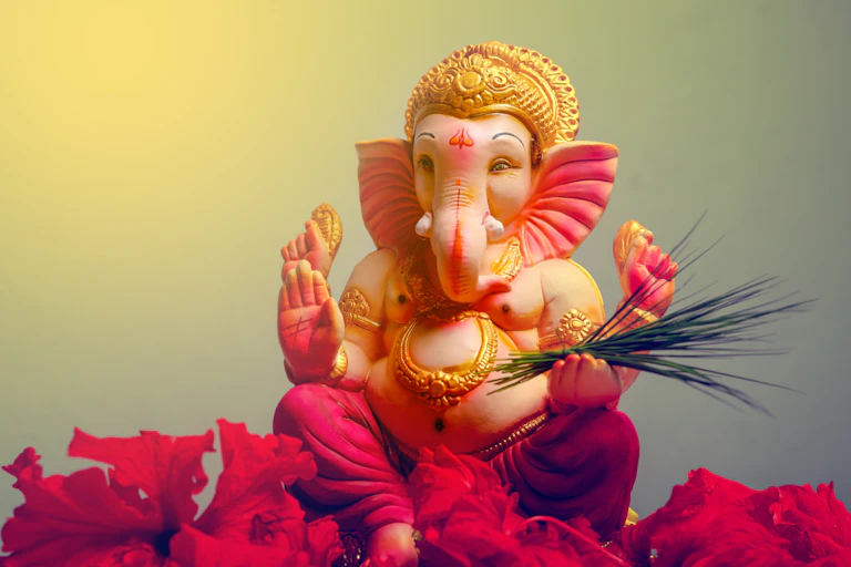 Statuette of the god Ganesh.