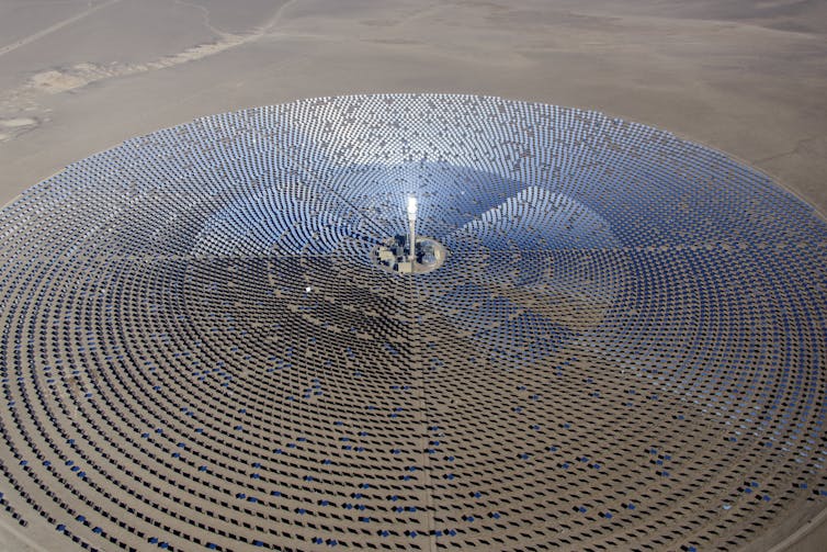 Artist impression of SA solar plant