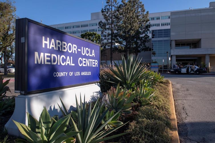 Sign of Harbor-UCLA Medical Centre