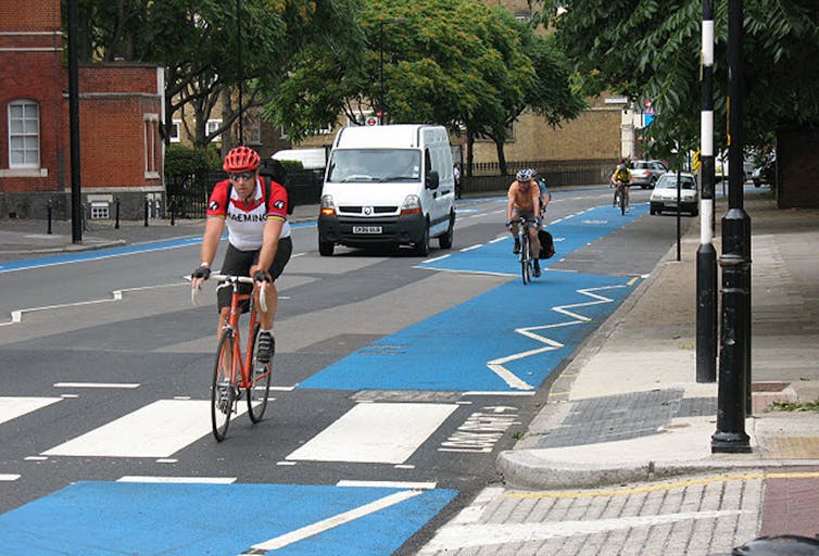 London 'cycling superhighway'