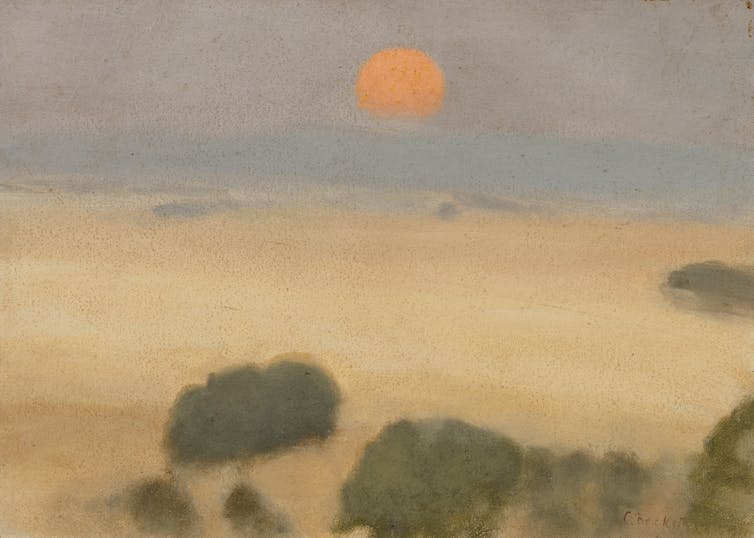 Sunrise painting