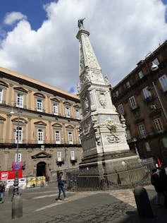 The San Domenico column, Naples.