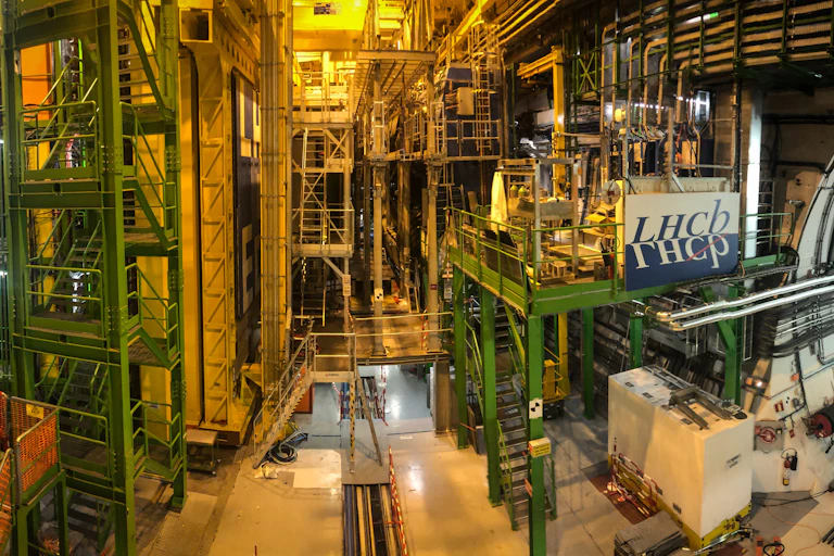 Image of the LHCb experiment at Cern.