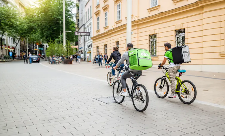 Uber Eats cyclist
