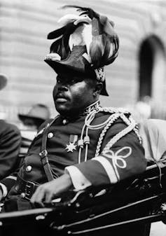Black Nationalist leader Marcus Garvey