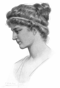 sketch of woman