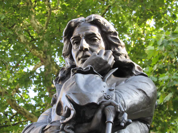 Statue of Edward Colston.