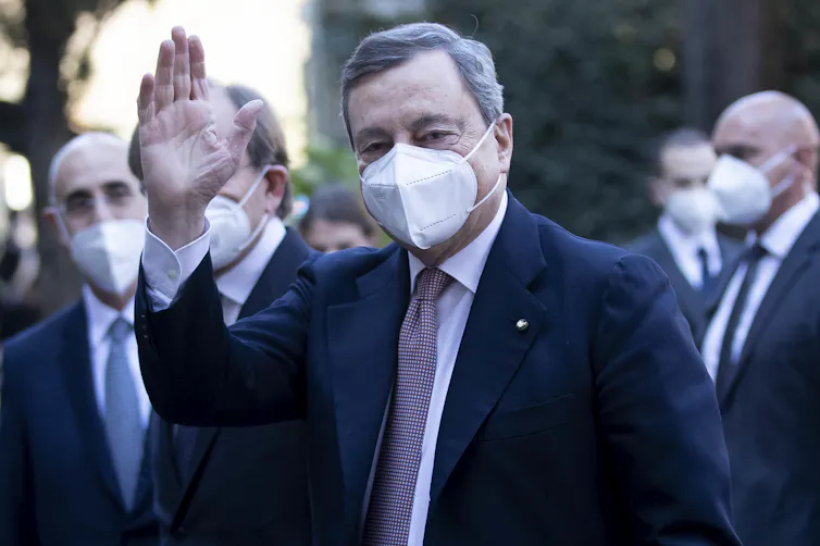 Italian Prime Minister Mario Draghi.