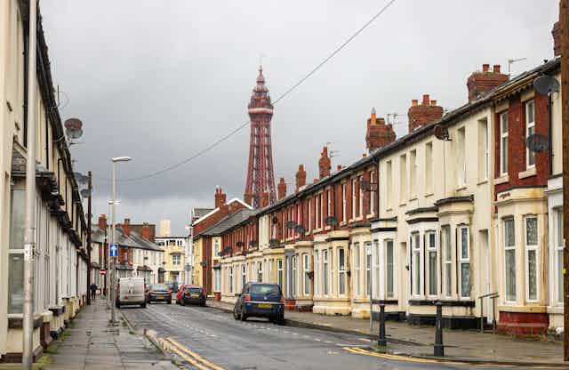 A street in Blackpool