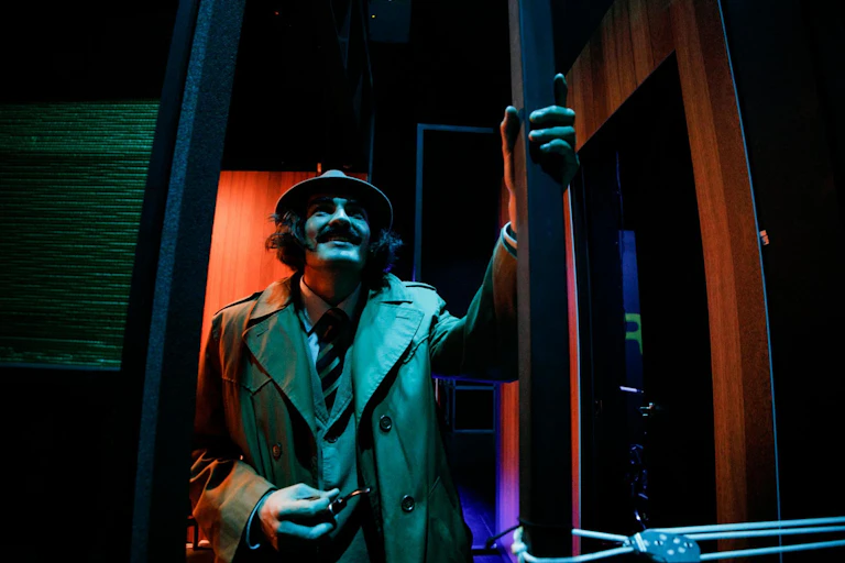 A classic looking detective.