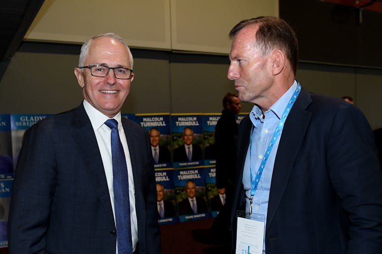 Malcolm Turnbull and Tony Abott