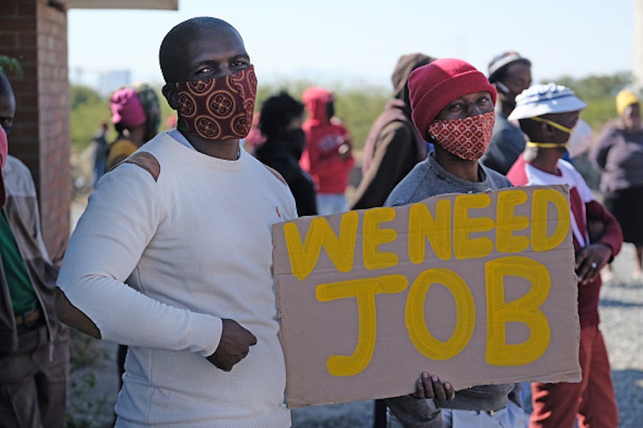 speech of unemployment in south africa