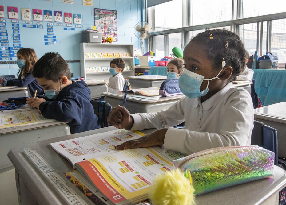 Students in a class.