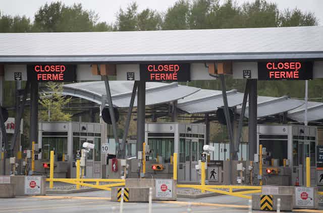 Closed land border crossing