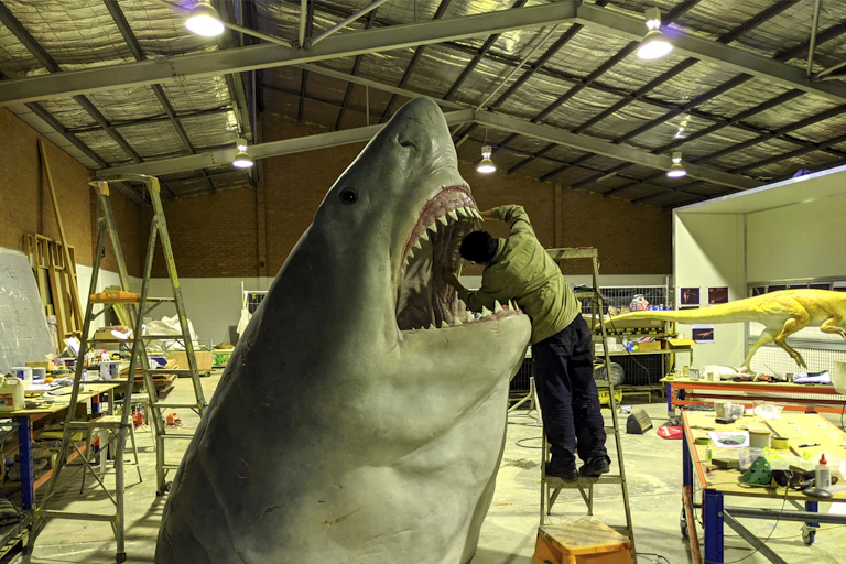 Meg shark head model