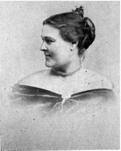A woman in profile