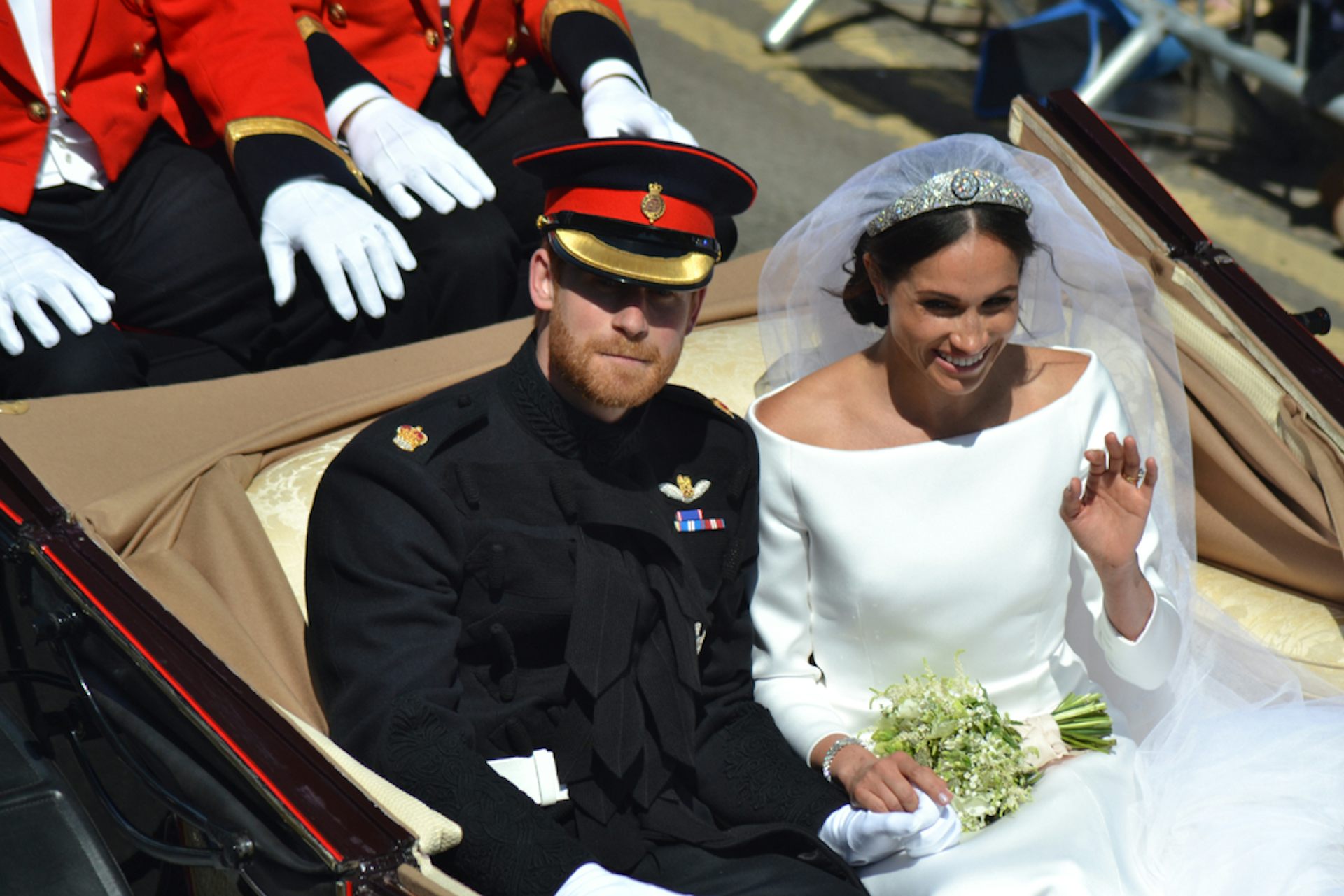 harry and meghan wedding outfits