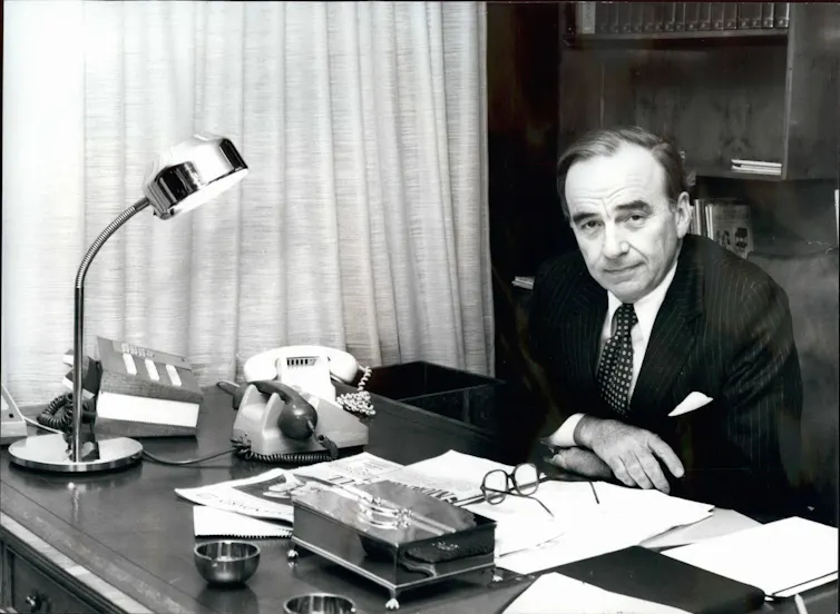 Murdoch at the Times in 1981.