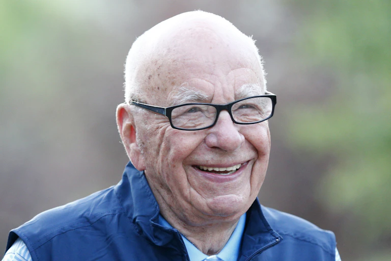 Rupert Murdoch close up
