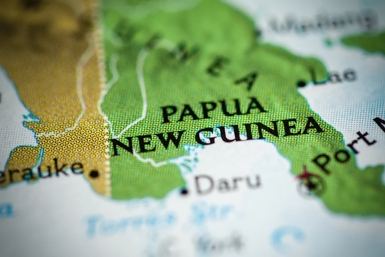 Map of PNG