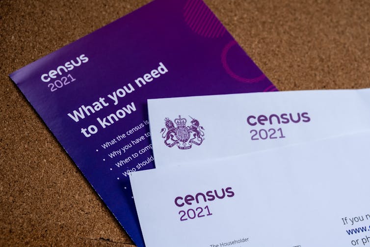 A letter and leaflet providing information on the 2021 census.