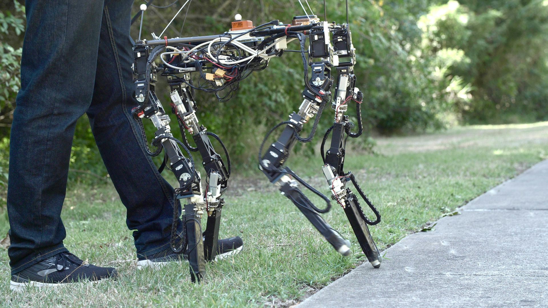 This shape-shifting robot adjusts its body to walk across all 