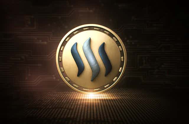 Steem blockchain logo