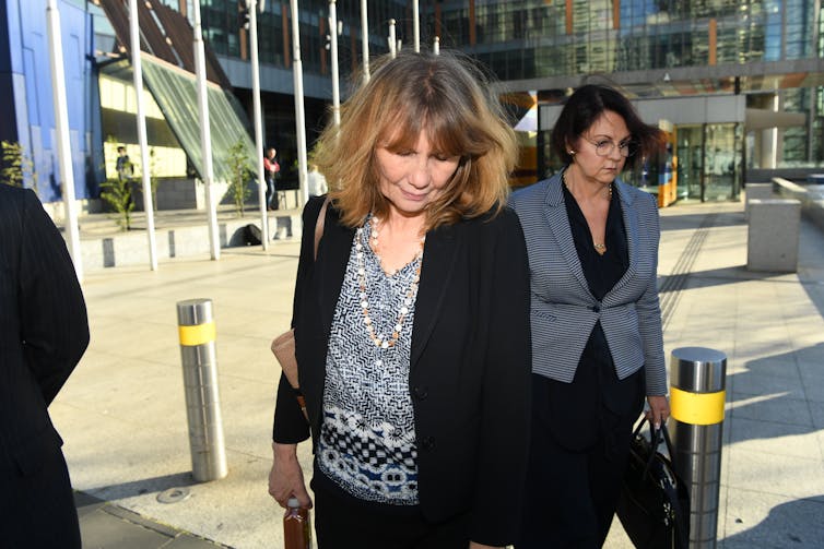 TAL senior executive Loraine van Eeden after appearing before the royal commission into misconduct in the financial services sector on September 13 2018.