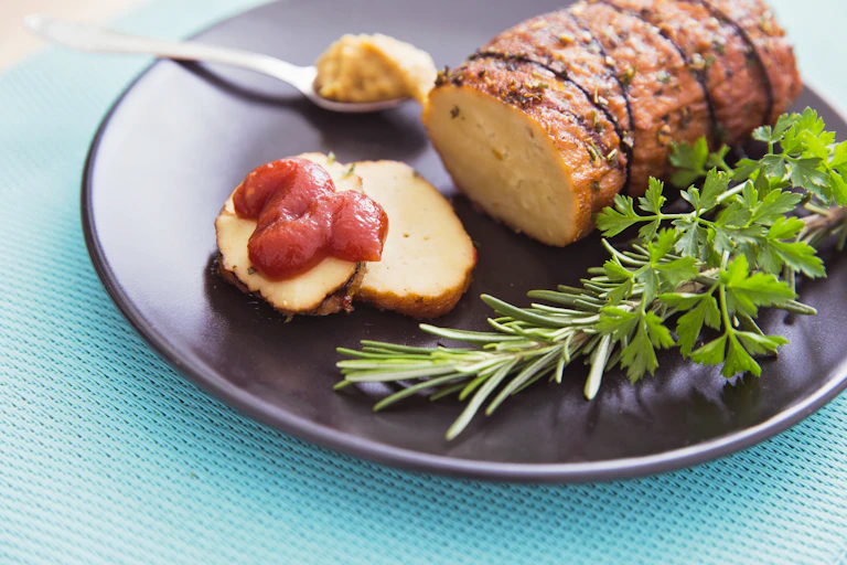 A plate of seitan