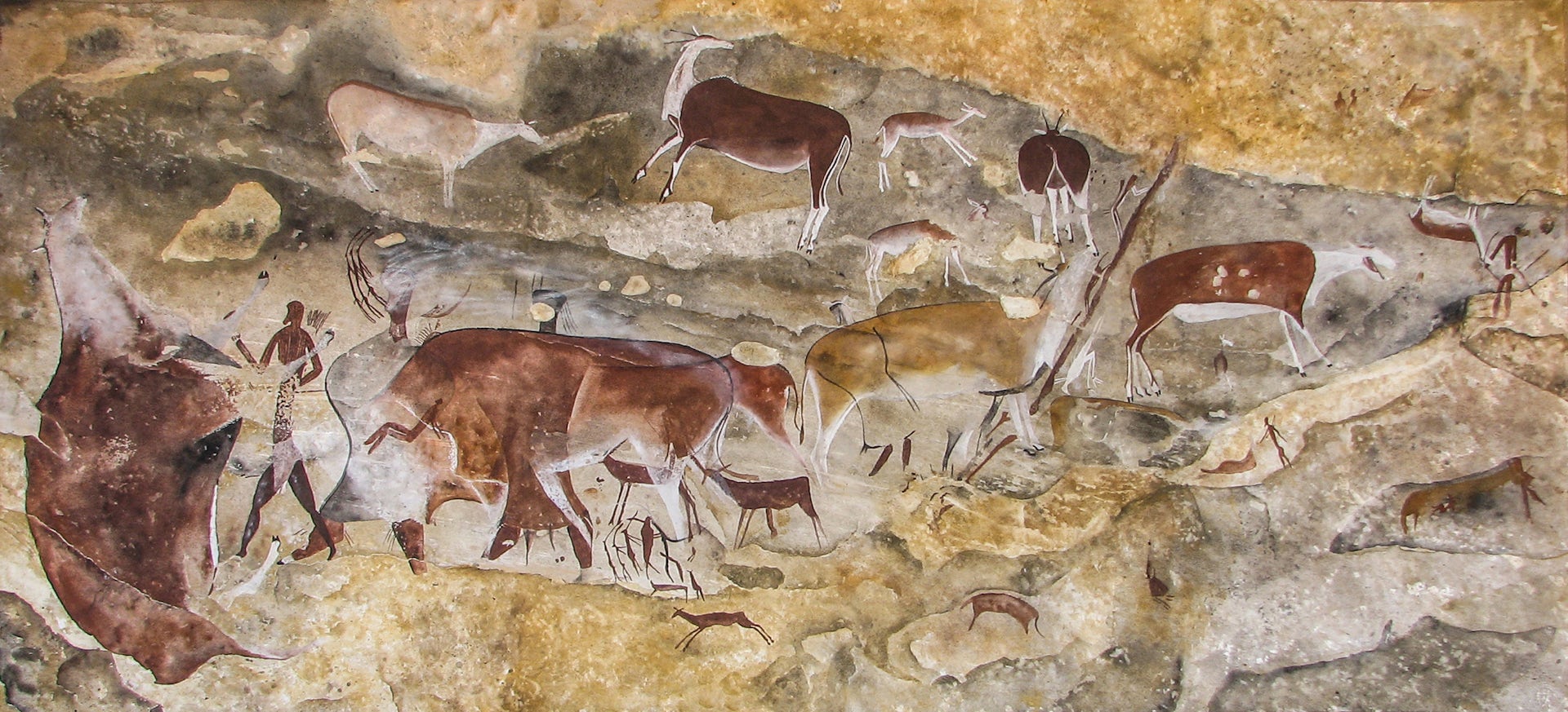 An Ancient San Rock Art Mural In South Africa Reveals New Meaning   File 20210317 21 Povuk7 