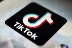 The TikTok logo.