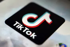 The TikTok logo.