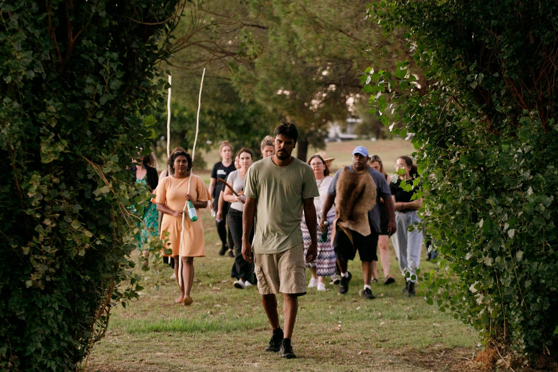 Galup theatrical walking tour recalls the dancing and violence of the colonial encounter