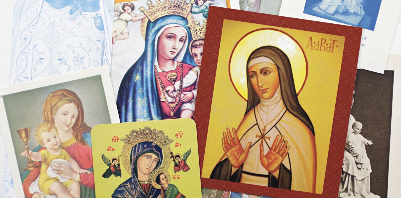 What can you do with unwanted holy cards and Grandma’s religious statues?