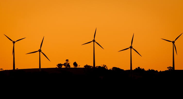 wind turbines