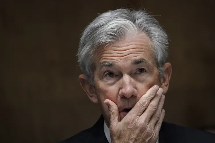Jay Powell stroking his chin