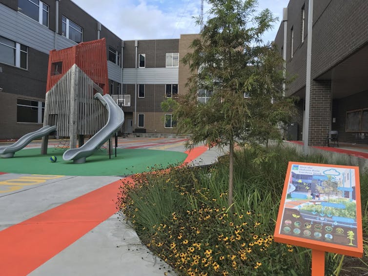 In the Habans Stormwater and Nature Centre, a workforce development program for Greencorps youth is building an extensive artificial wetland.