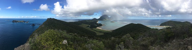 Panorama taken on Lord Howe Island