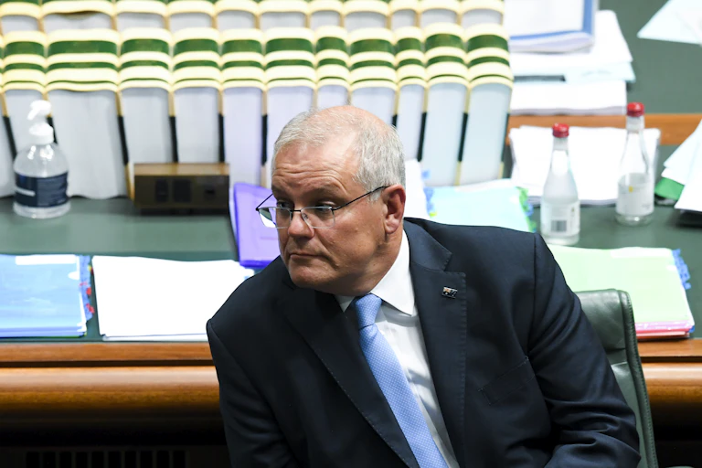 Scott Morrison during question time